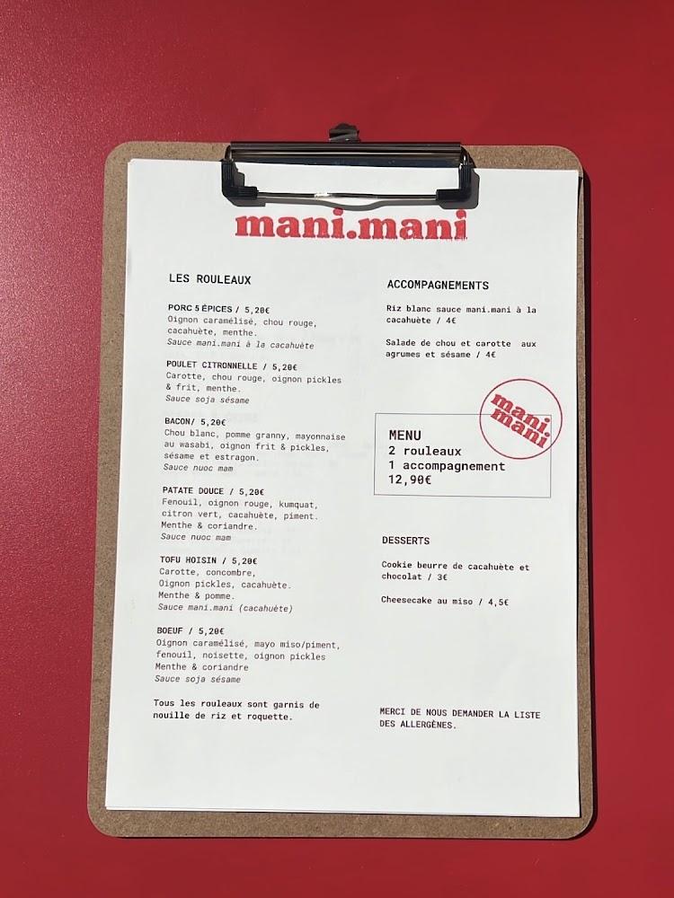mani.mani - Menu Image 1